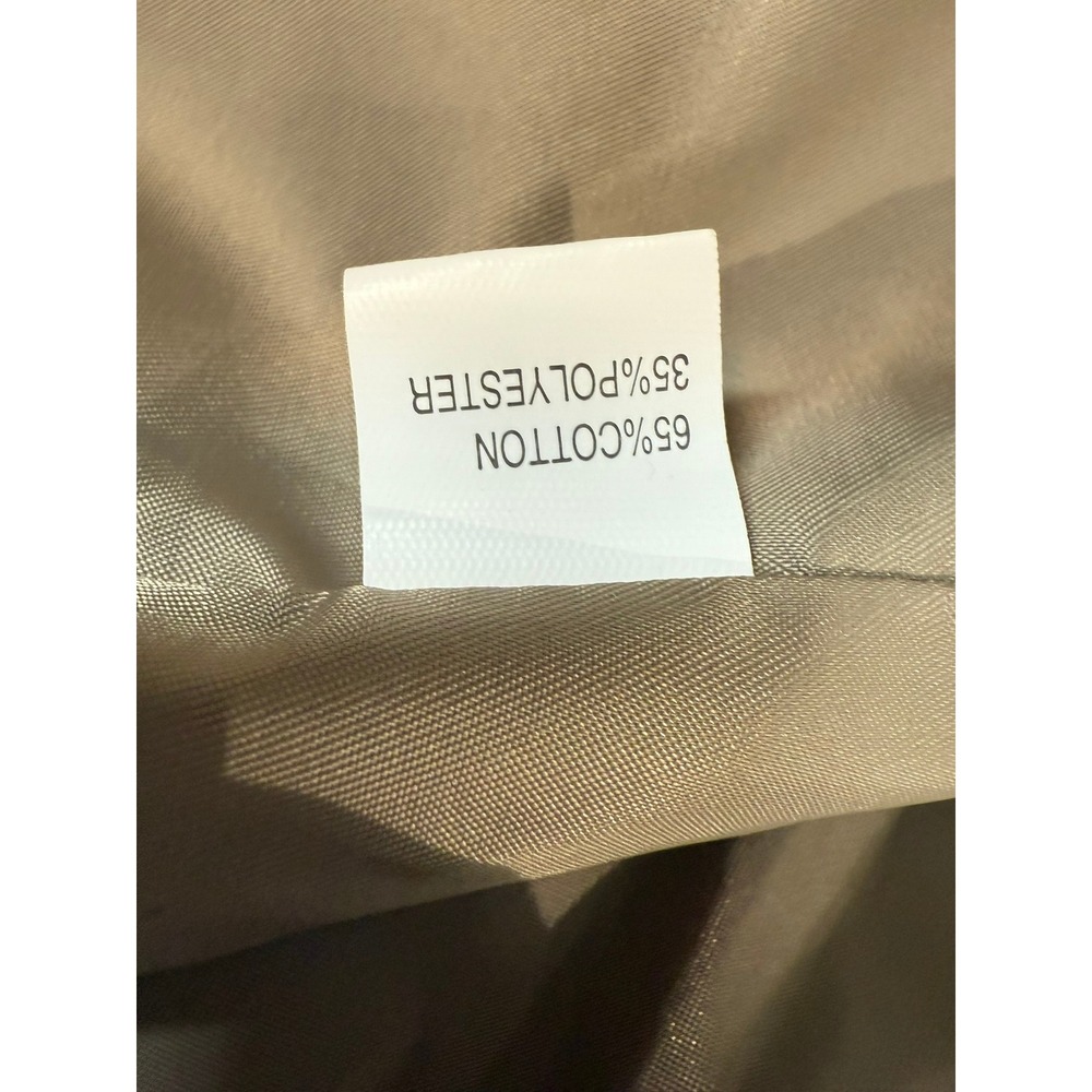 U-P Fashion Cropped Blazer Jacket Tan Two Button Utility Pockets Medium - Picture 3 of 8